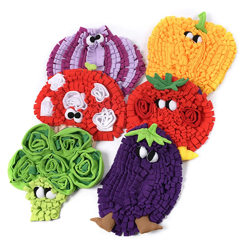 

Sniffing Mat Snuffle Toy Relieve Emotions Nose Work Slow Feeder Anti Slip Dog Smell Training Olfactory Carpet Interactive Games