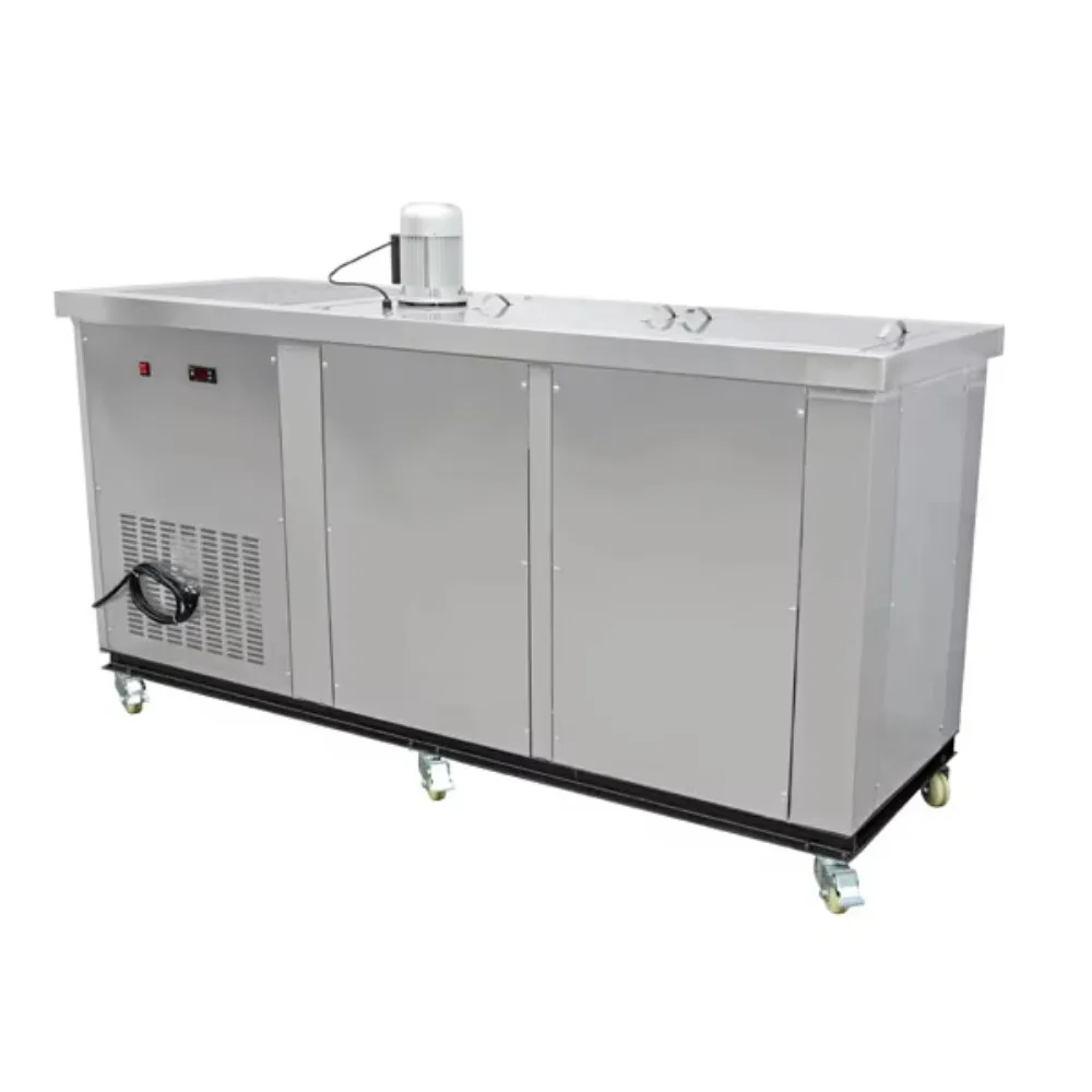 Professional Heavy-Duty 1000Kg/Day Fishery Ice Block Maker High-Automation Industrial Stainless Steel 220V