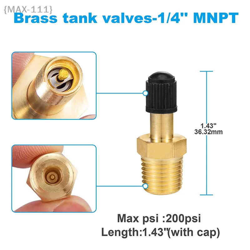 Replacement Air Compressor Tank Valve - 1/4