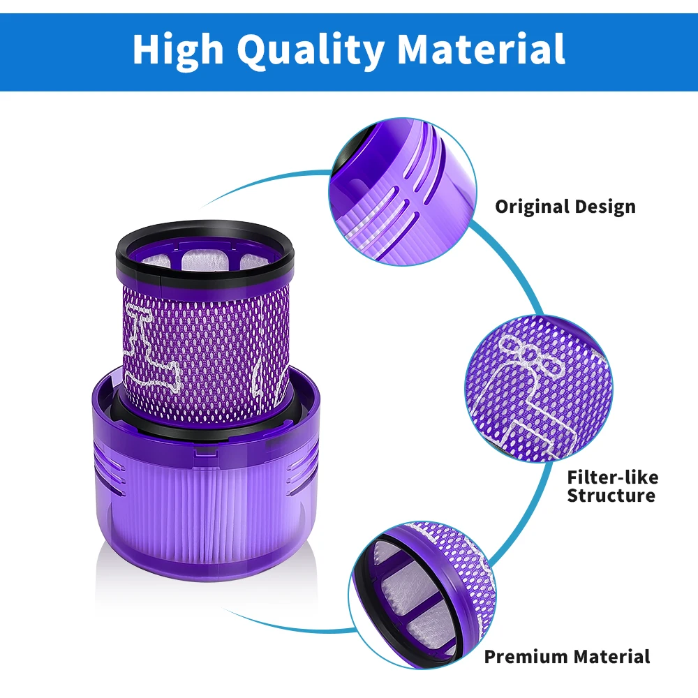 مرشح خلفي منظف لـ Dyson V11 Animal / V11 Torque Drive V15 مكانس محمولة قطع غيار أدوات تنظيف الترشيح الخلفي الإعصاري #4