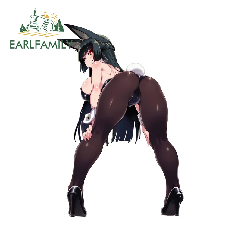 

EARLFAMILY Hoshimi Miyabi Bunny Butt Car Stickers Anime Loli Zenless Zone Zero Windows Computer Cooler Decals Occlusion Scratch