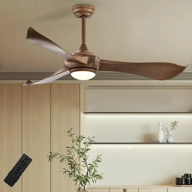 

52 Inch Ceiling Fan with Light Reversible DC Motor