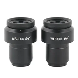 Stereo Microscope Accessories WF10X/23 WF20X/12 WF30X/8 Installing Size 30mm Eyepiece Wide Field 23mm 12mm 8mm High Eye-Point