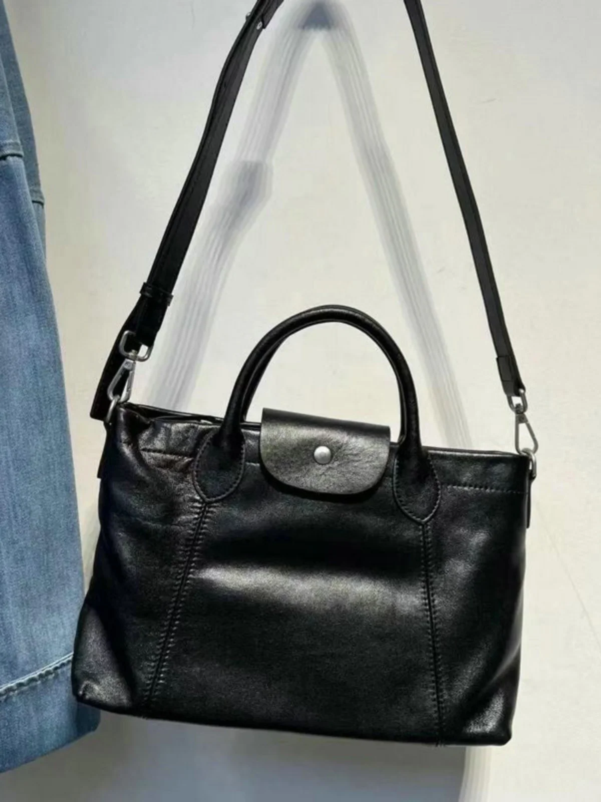 

Высококачественная женская сумка-тоут из натуральной кожи растительного дубления, новинка 2024 года, большая вместимость, на одно плечо, кроссбоди, ручная работа.