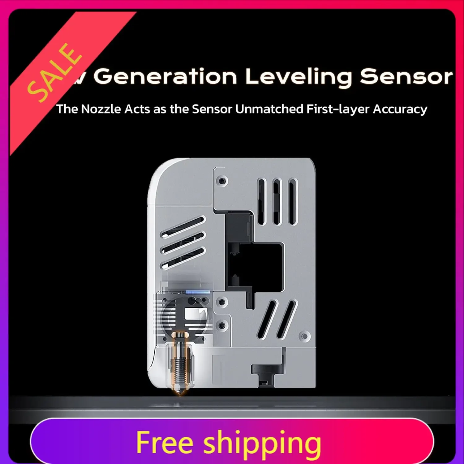 QIDI Q2C 3D Printer, Enclosed FDM with New Generation Leveling Sensor for Full Auto Leveling, 600mm/s High Speed, 270x270x256mm