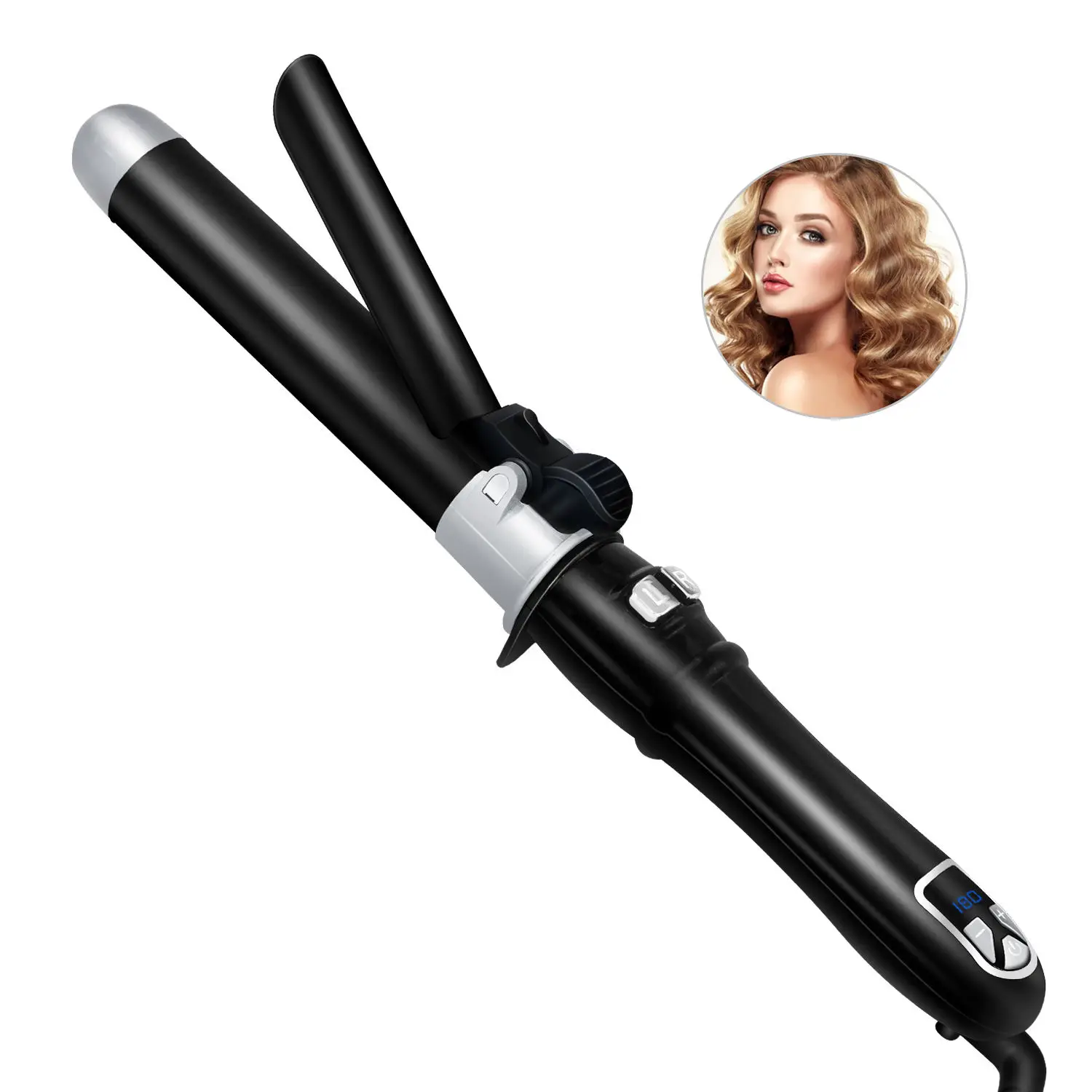 

28mm Curling Iron Ceramic Barrel Hair Curlers Automatic Rotating Curling Wands Roller Curling Wand Waver Hair Styling Tools