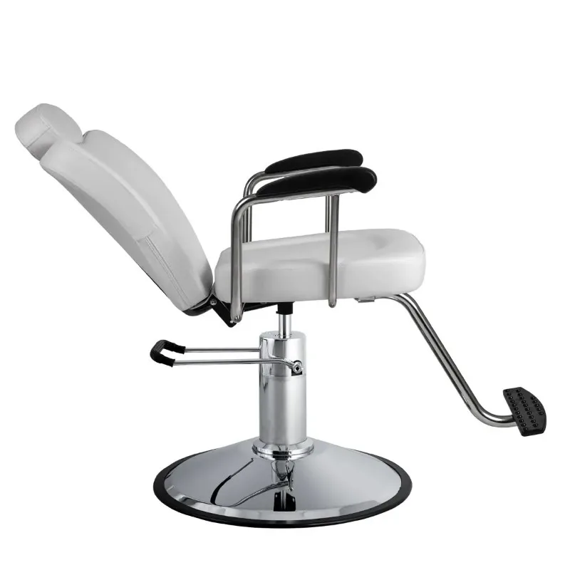 *for Milano All Purpose Reclining Salon Styling Chair Hydraulic Lift Adjustable Recline Removable Headrest Upholstered   Barber