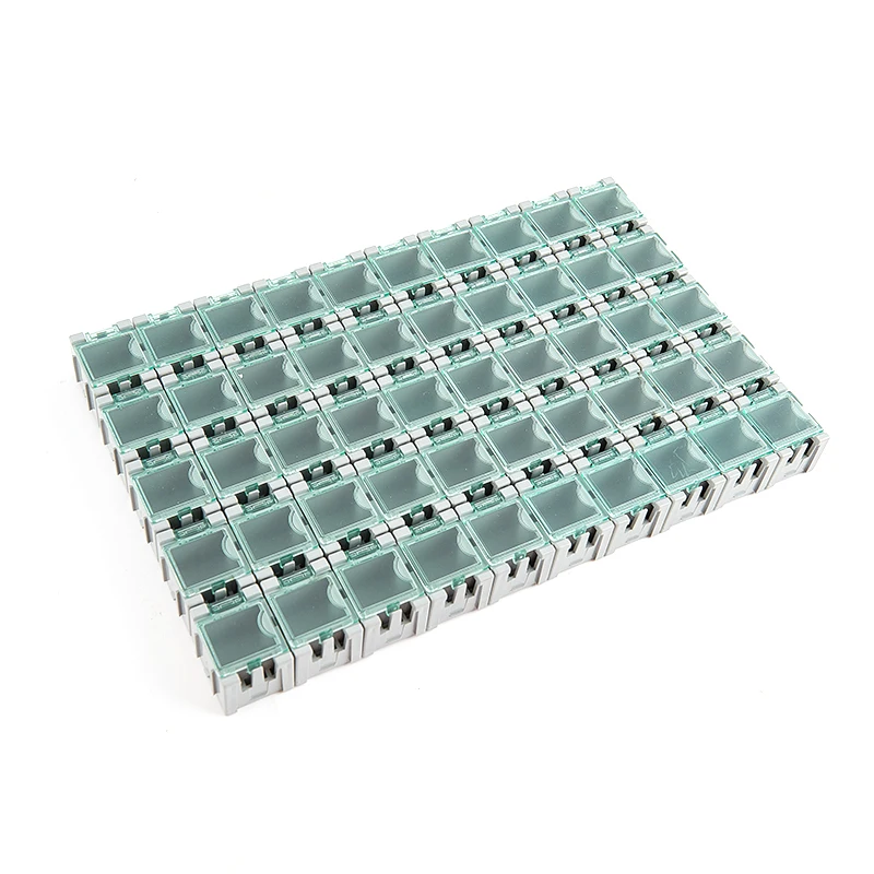 NONE 50 Teile/satz SMD SMT Elektronische Komponenten Container Mini Lagerung Boxen kit 4