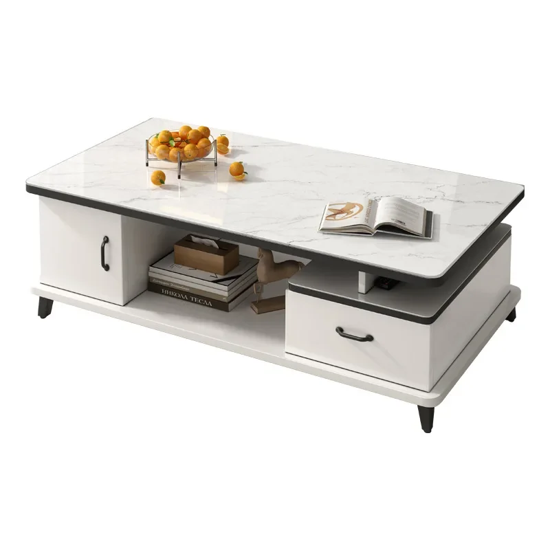 

Журнальный столик для гостиной, простой современный чайный столик, легкий роскошный стеклянный столик для небольшой квартиры, в стиле минимализм.