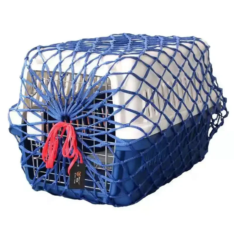 Pet Airline Crate Protective Net Thickened Nylon Anti Escape Mesh Cover for Travel Pet Shipping Airport Safety Crate Net