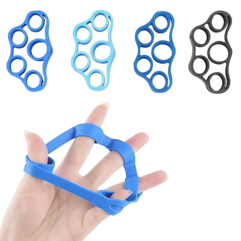 1/2/4pcs Silicon Finger Hand Joints Massager Rehabilitation Physiotherapy Finger Massager Blood Circulation Massager Trainer