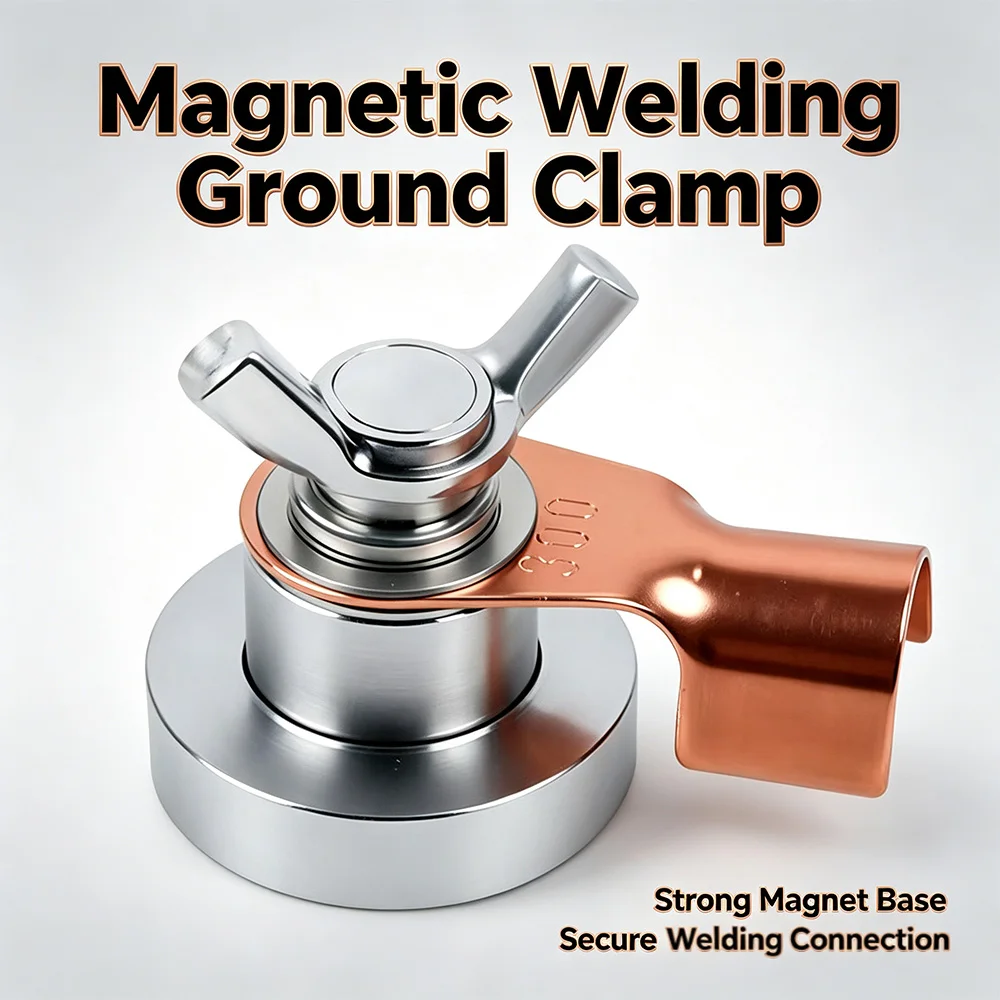 1 PC Welder Welding Strong Magnetic Grounding Tool, a Special Strong Magnetic Grounding Tool for Strong Single Head Welding