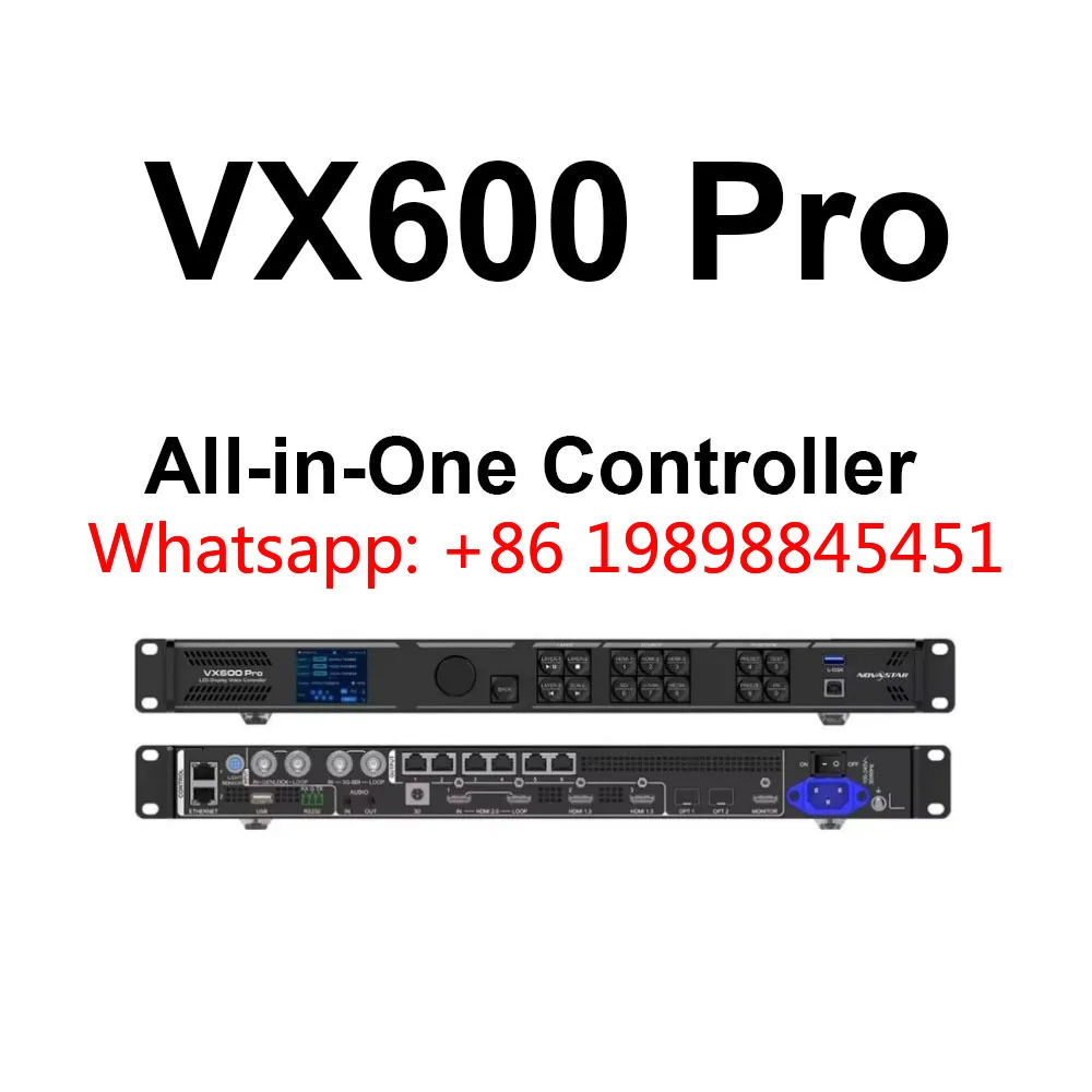 Nova VX600 2‑in‑1 LED Controller 3.9M Pixels 4K HDR Splicer Indoor Outdoor Advertising VR