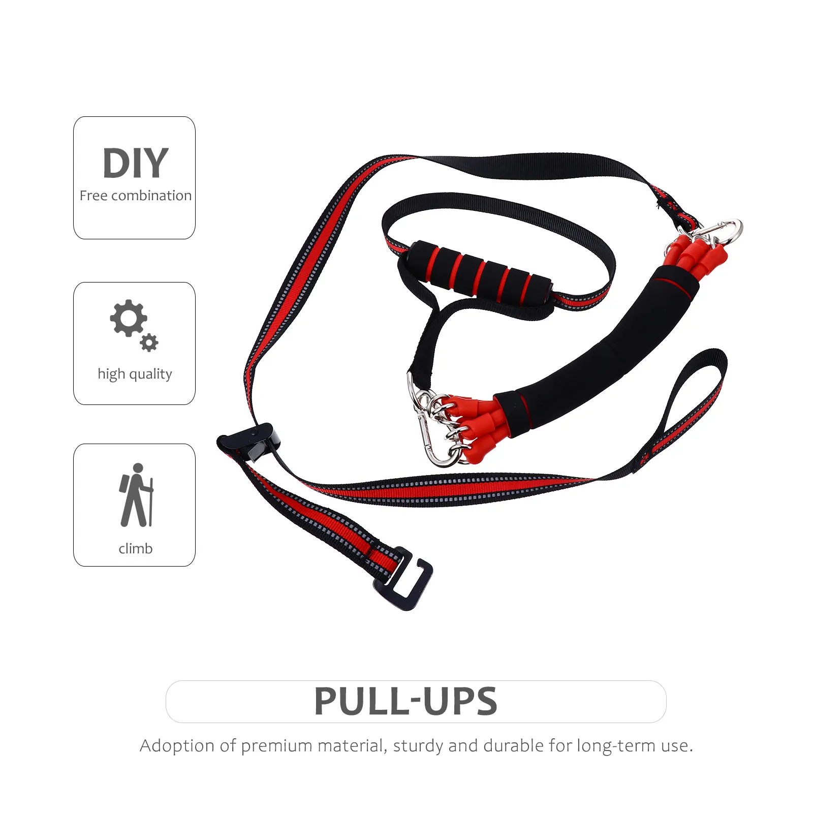 

Resistance Pull Up Straps Horizontal Bar Auxiliary Belt Fitness Equipment PP Elastic Ropes Bodyweight Training