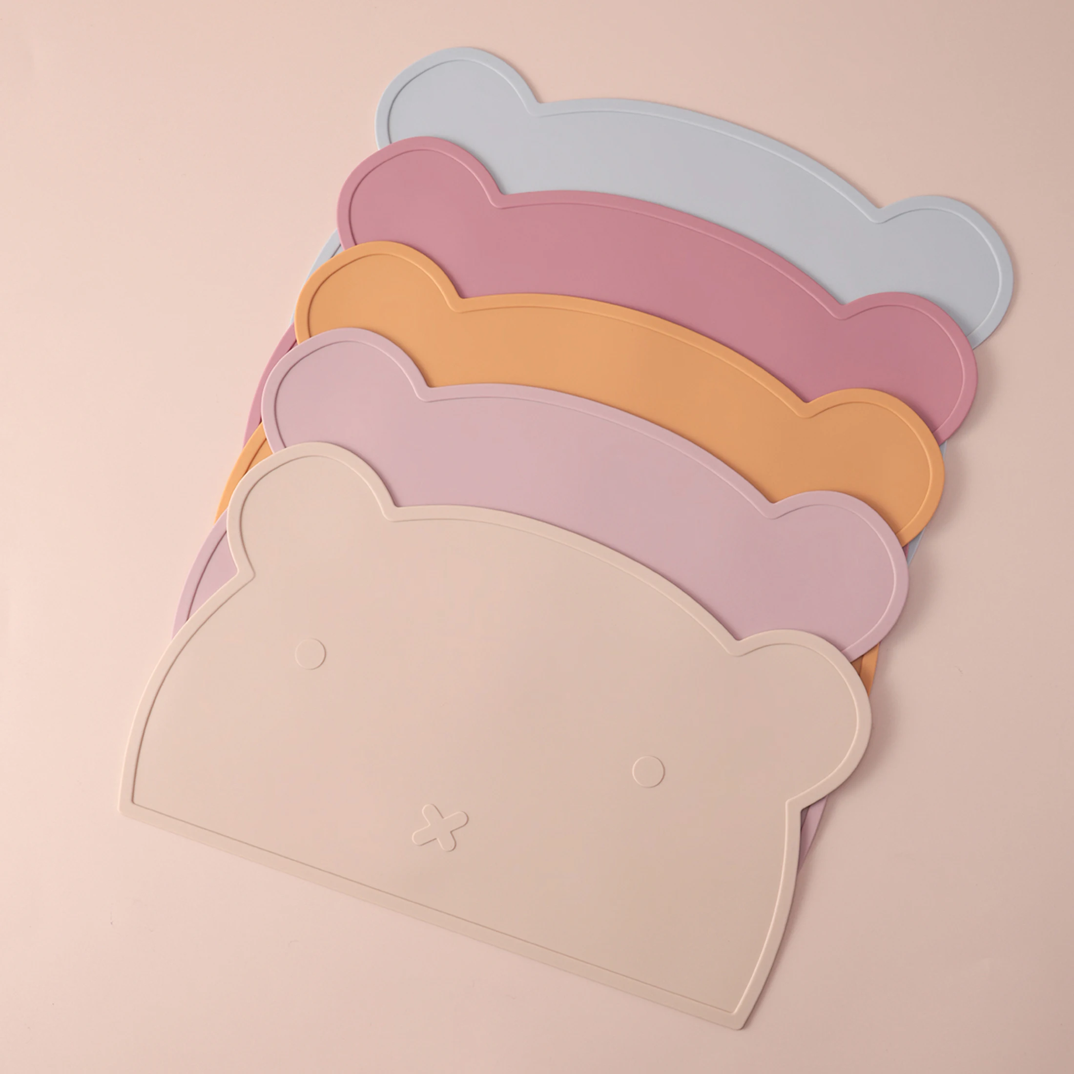1PCS Baby Silicone Placemat Heat Resistant Non Slip BPA Free Dishwasher Safe Feeding Mat Dining Table Pads Children's Tableware