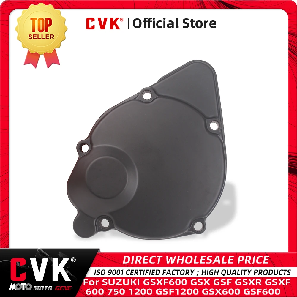 CVK Engine Cover Motor Stator Cover CrankCase Side Cover For SUZUKI GSXF600 GSX GSF GSXR GSXF 600 750 1200 GSF1200 GSX600 GSF600