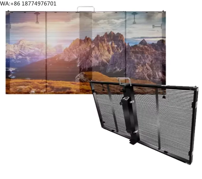 In Stock Commercial Programmable Indoor Flexible Transparent Outdoor Board Panels Led Display Screen for Conference