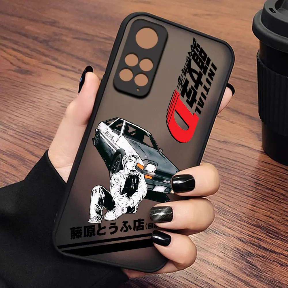 Anime Initial D AE86 Phone Case For Samsung S23 S22 S21 S20 S10 FE Note20 Note10 Plus Ultra Lite 5G Matte Transparent Cover image 6