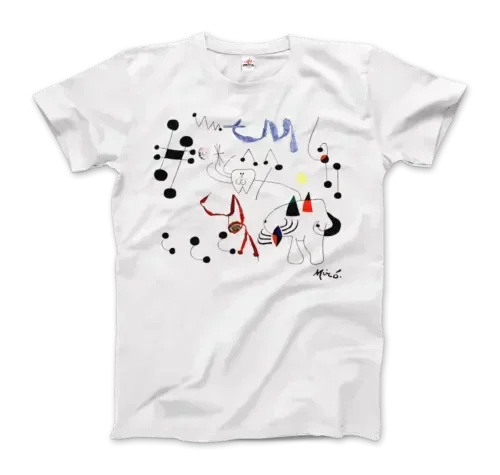 Joan Miro Woman Dreaming of Escape 1945 Artwork T Shirt long or short sleeves