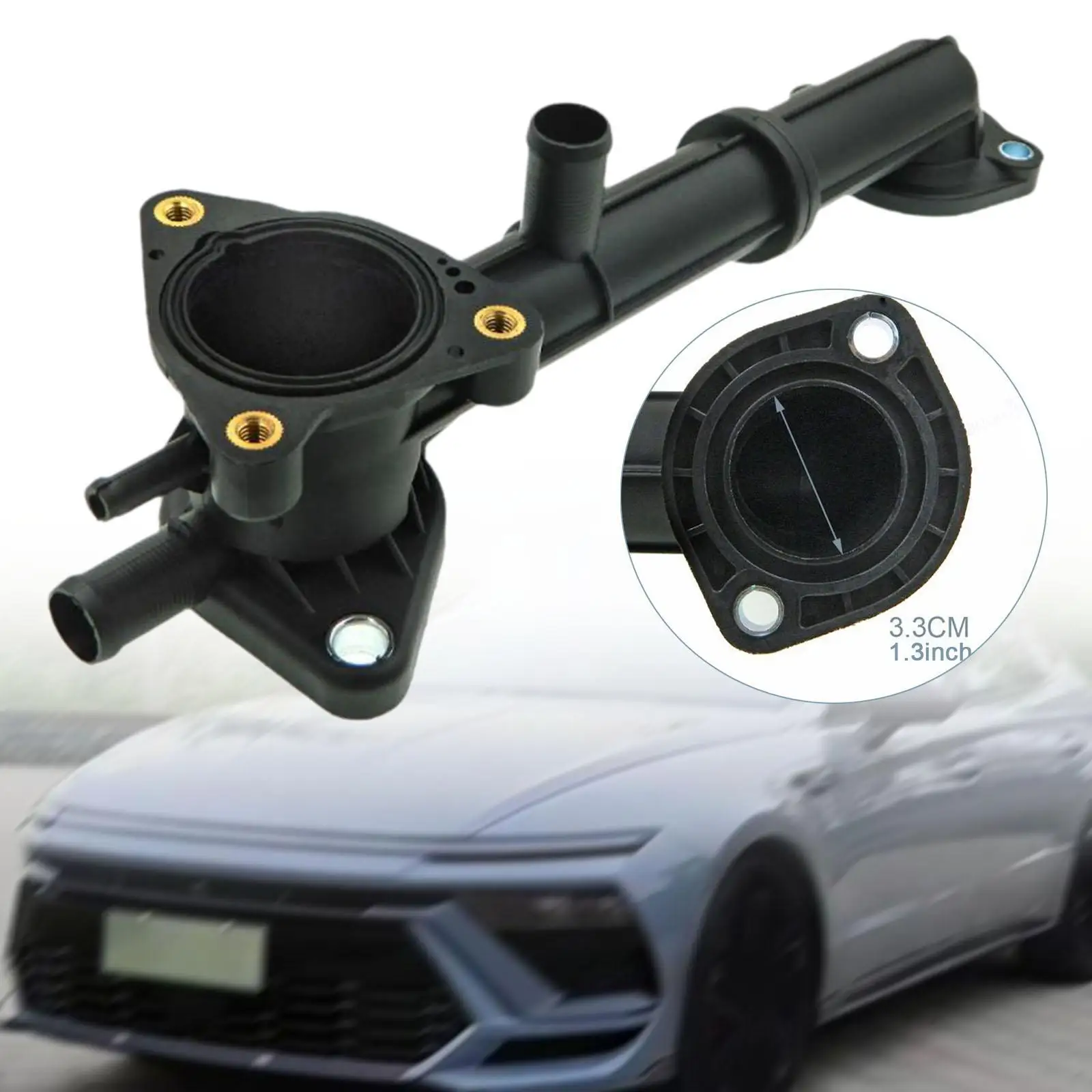 

Coolant Thermostat Housing 25622-02501 25622-02566 Lightweight for Hyundai