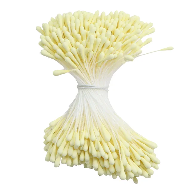 400pcs 2mm Moulti Options Artificial Flower stamen Mini Pearl Floral pistil For Wedding Party Home Decoration DIY Accessories 5