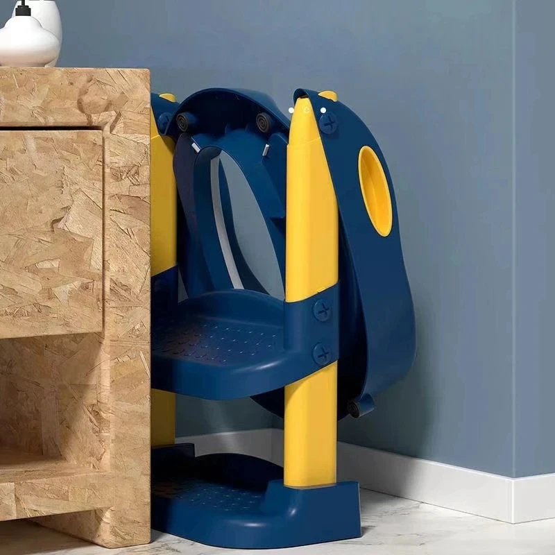 Toilette scala pieghevole vasino per bambini toilette seggiolino per bambini sedia per orinatoio con scaletta regolabile scaletta comoda e sicura