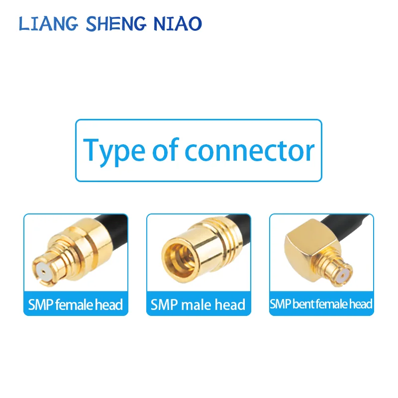 Smp to Smp Male and Female Connecting Cable Extension Cable Adapter Cable Gop Cable Double Male Rg316 Silver-Plated Cable