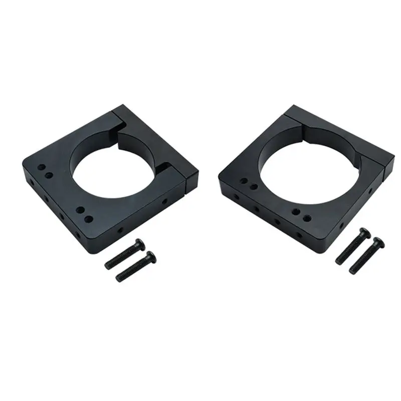 AWAH 2 Pcs CNC Engraving Machine Spindle Motor Fixture Aluminum Support Mounting Base Bracket