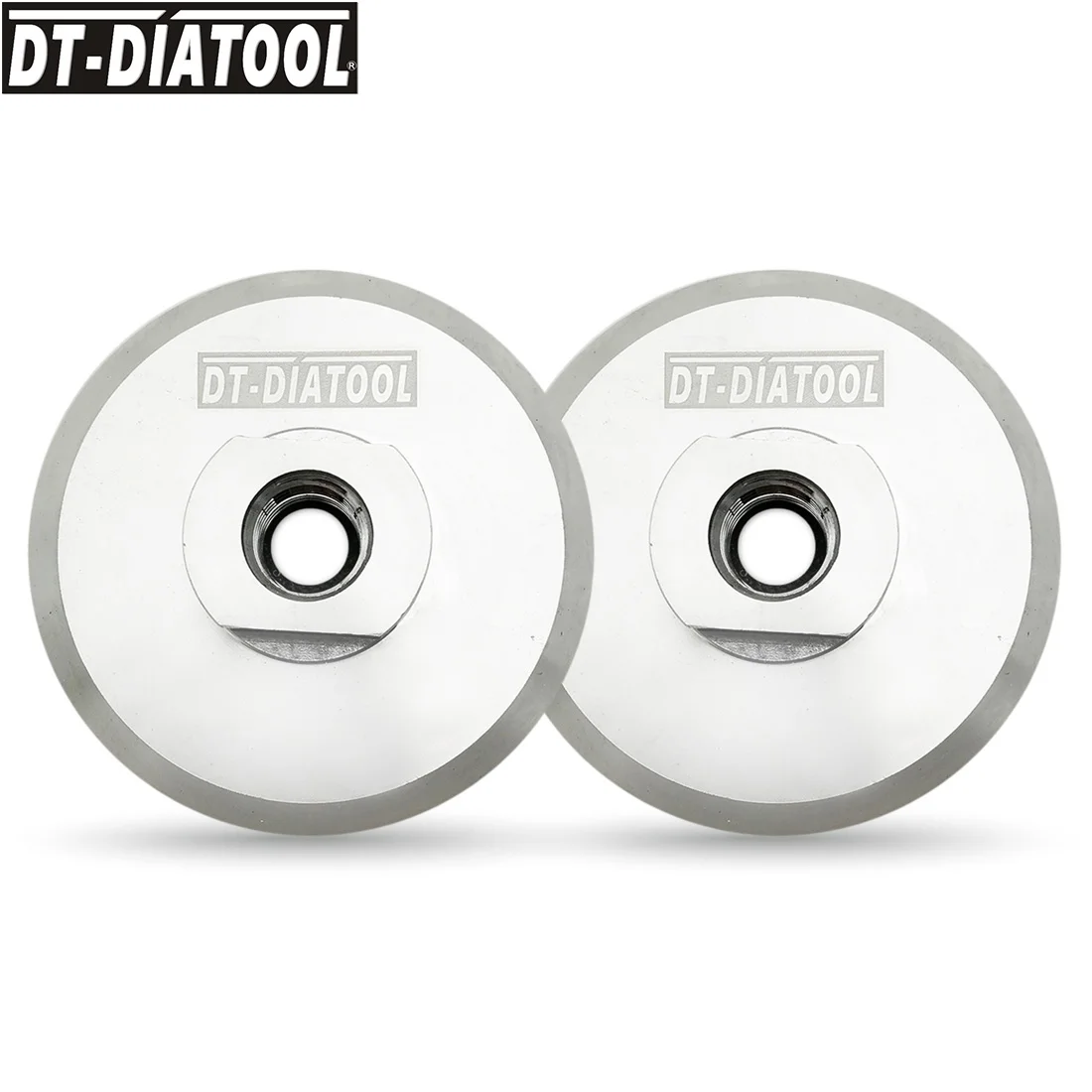 DT-DIATOOL 2 Stück, Durchmesser 3"/80 mm, Aluminium-Unterlage für Diamant-Polierpads, M14-Gewinde, Schleifscheiben-Halter – Detail 3