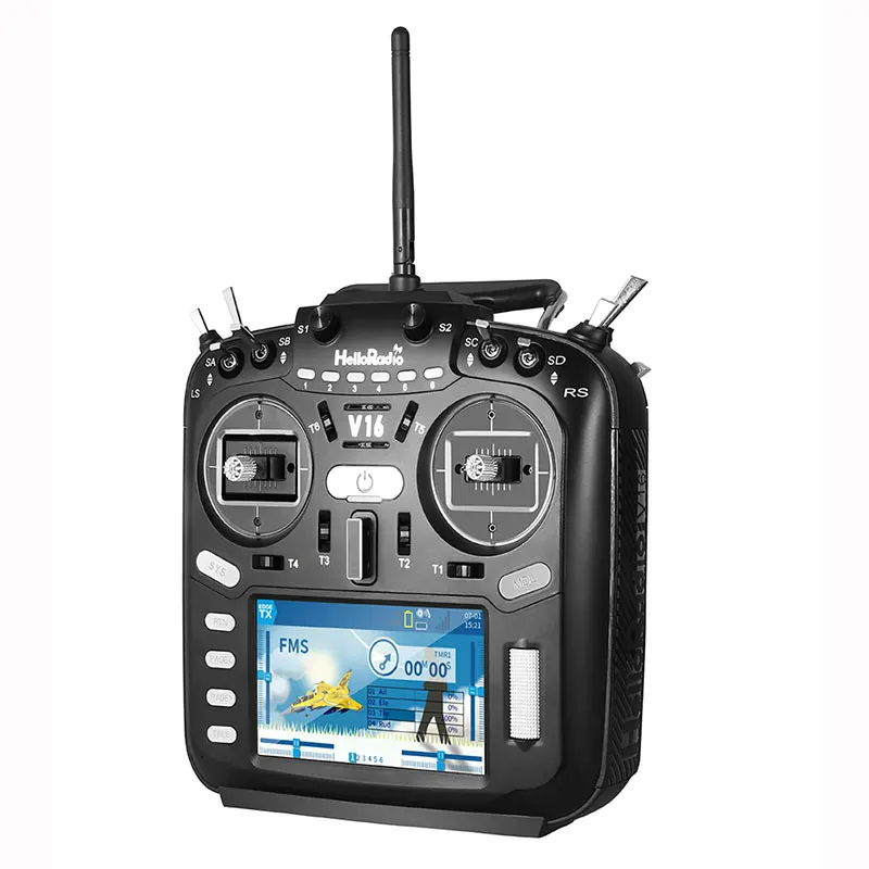 HelloRadio V16 Pro FPV Telecomando Testa ad alta frequenza EDGTX Touch Screen Parti UAV ad ala fissa