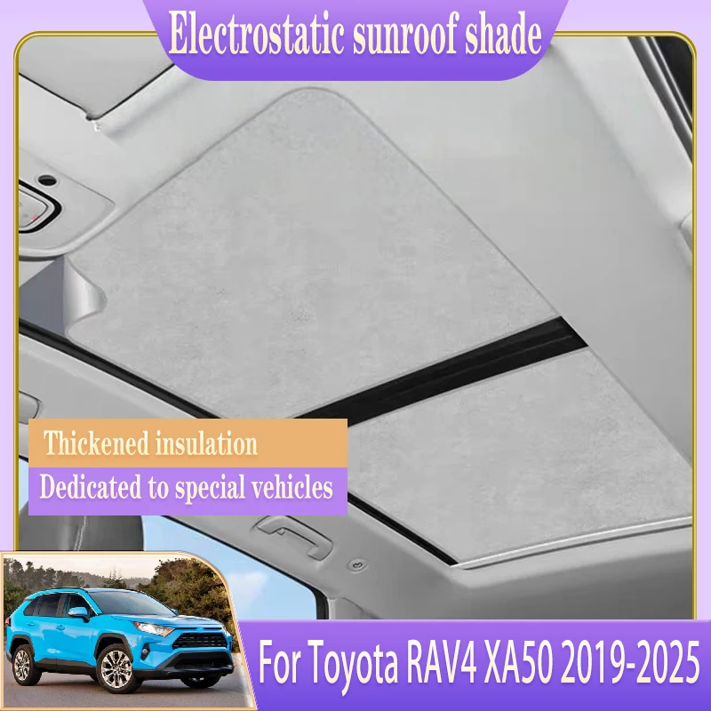 

Car Roof Sunshade For Toyota RAV4 RAV 4 XA50 2019 2020 2021 2022 2023 2024 2025 Electrostatic Adsorption Shading Auto Accessory
