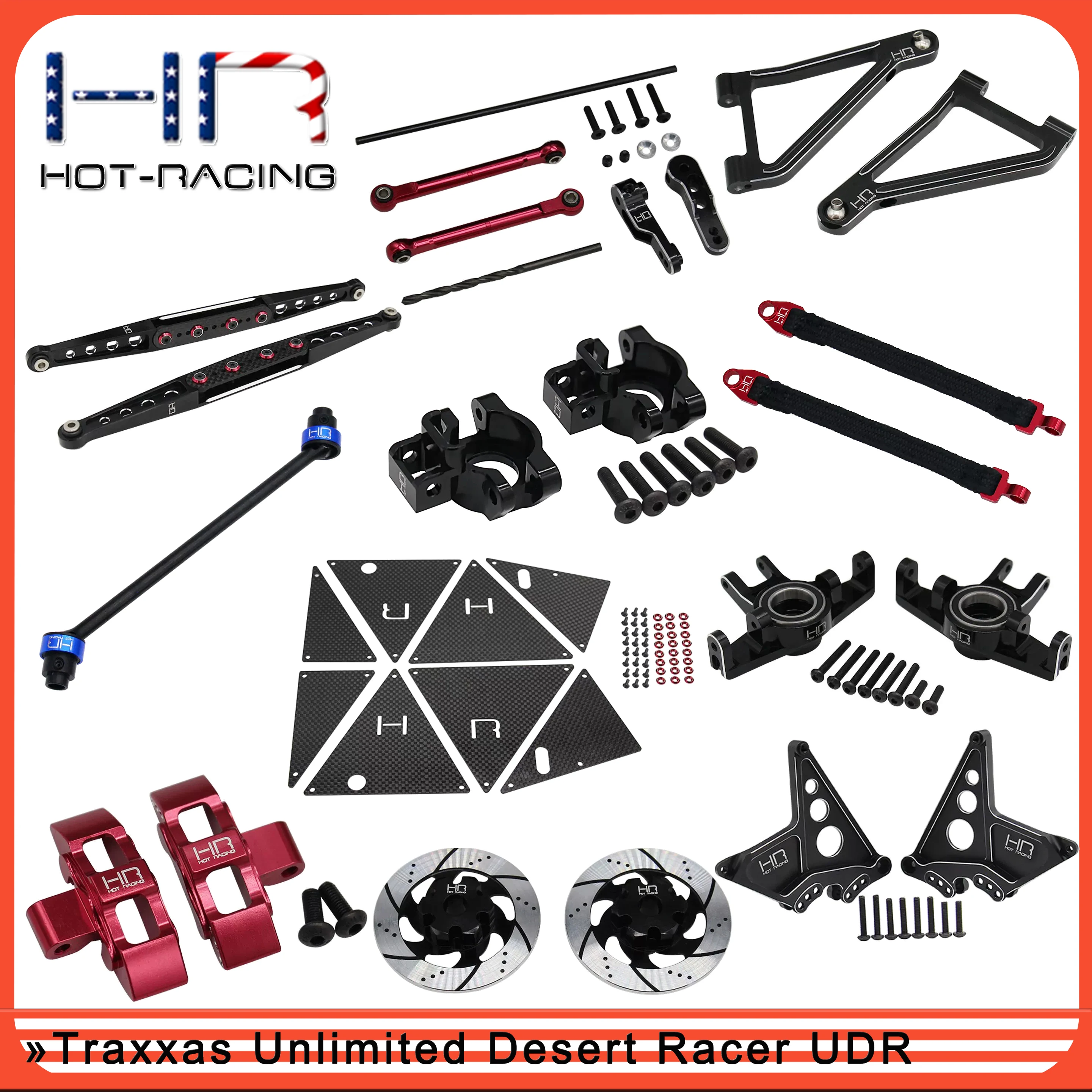 CNC Metal Upgrade Parts for Traxxas UDR Unlimited Desert Racer 1/7 RC Car Aluminum Alloy Hop-ups Accessories Kit