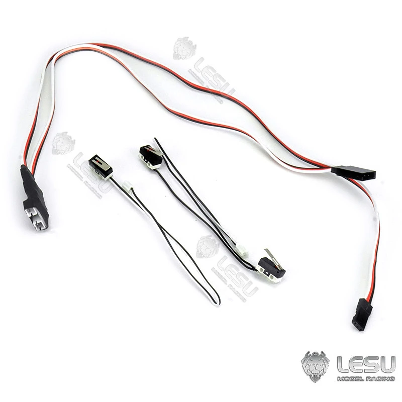 LESU For 1/14 Hydraulic Three-Way Dump Truck Body Hydraulic System Limit Installation Truck Diy Accessory Toy