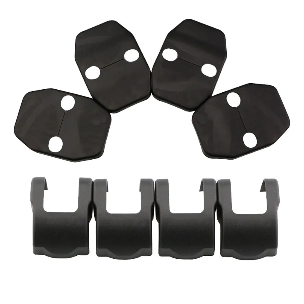 Cubierta protectora de cerradura de puerta de coche ABS, cubierta de tope de brazo de retención de puerta para Jeep Compass 2017-2020 Renegade 2015 - 2022, accesorios
