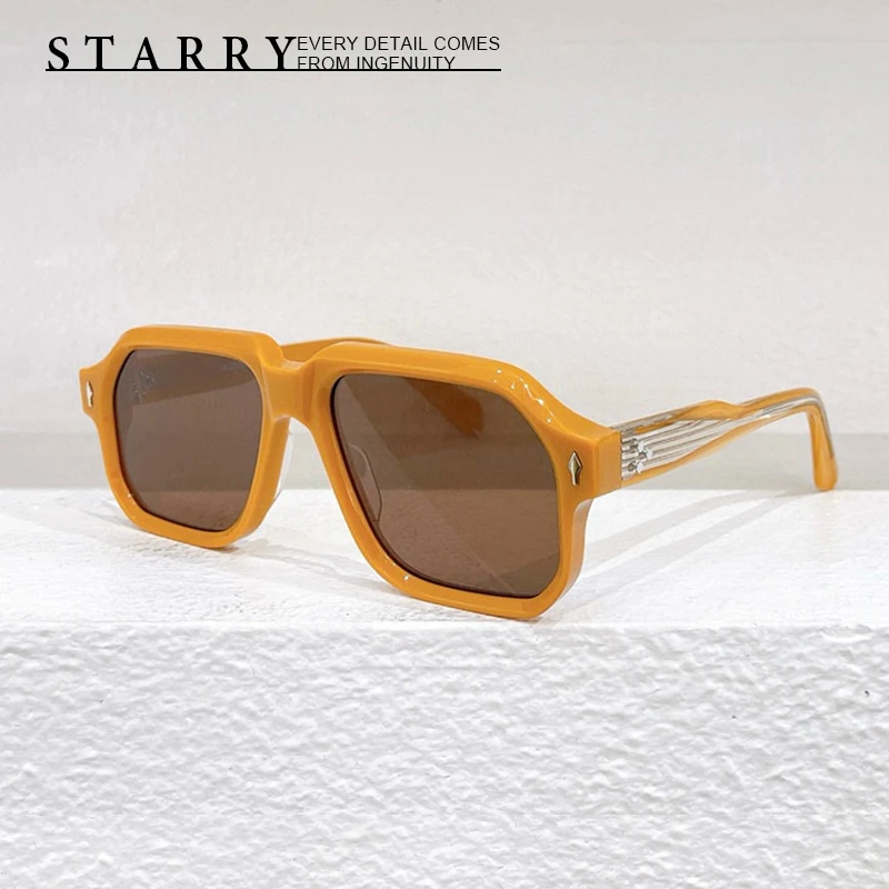 

Acetate Sunglasses Men Quality Square Fashion Designer Eyeglasses UV400 Outdoor Handmade Women Trendy SUN GLASSES