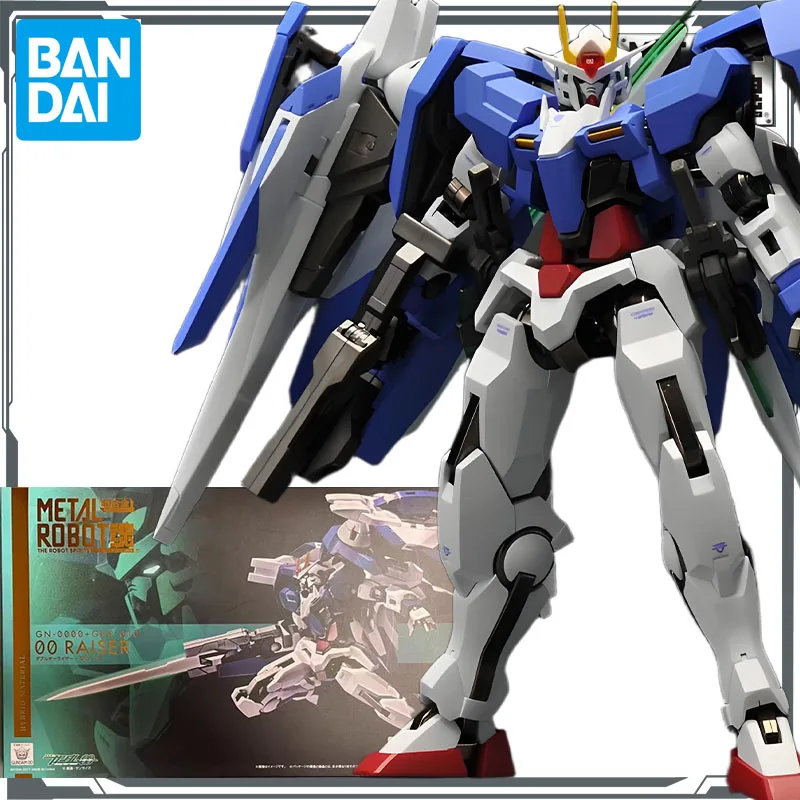

Bandai оригинальные мобильные Gundam METAL ROBOT 00 RAISER GN-0000 + GNR-010 аниме фигурки игрушки для мальчиков подарочная модель украшения