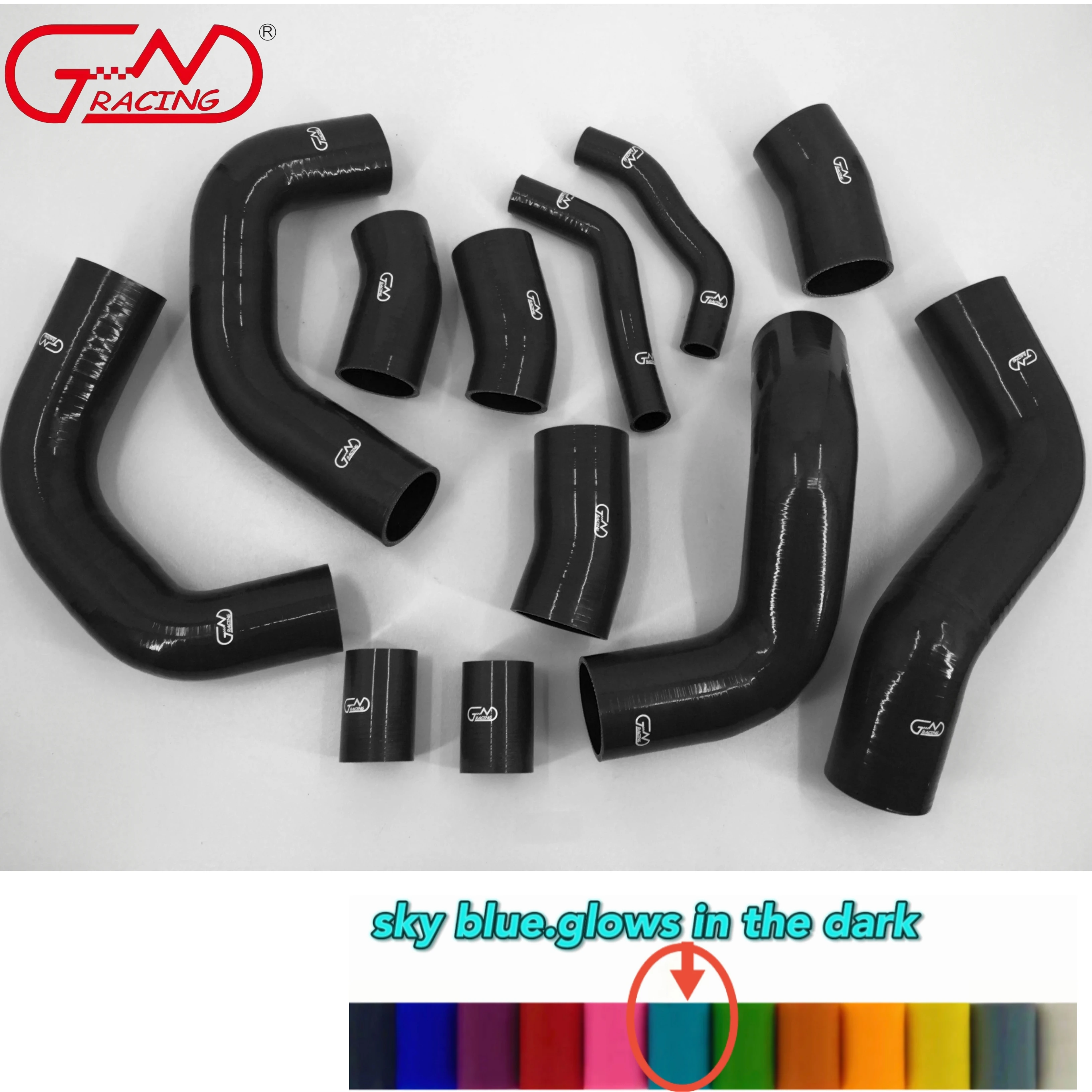 JNRACING Silicone Hose for NISSAN Skyline GTR R35 Turbo Intercooler Hose Kit