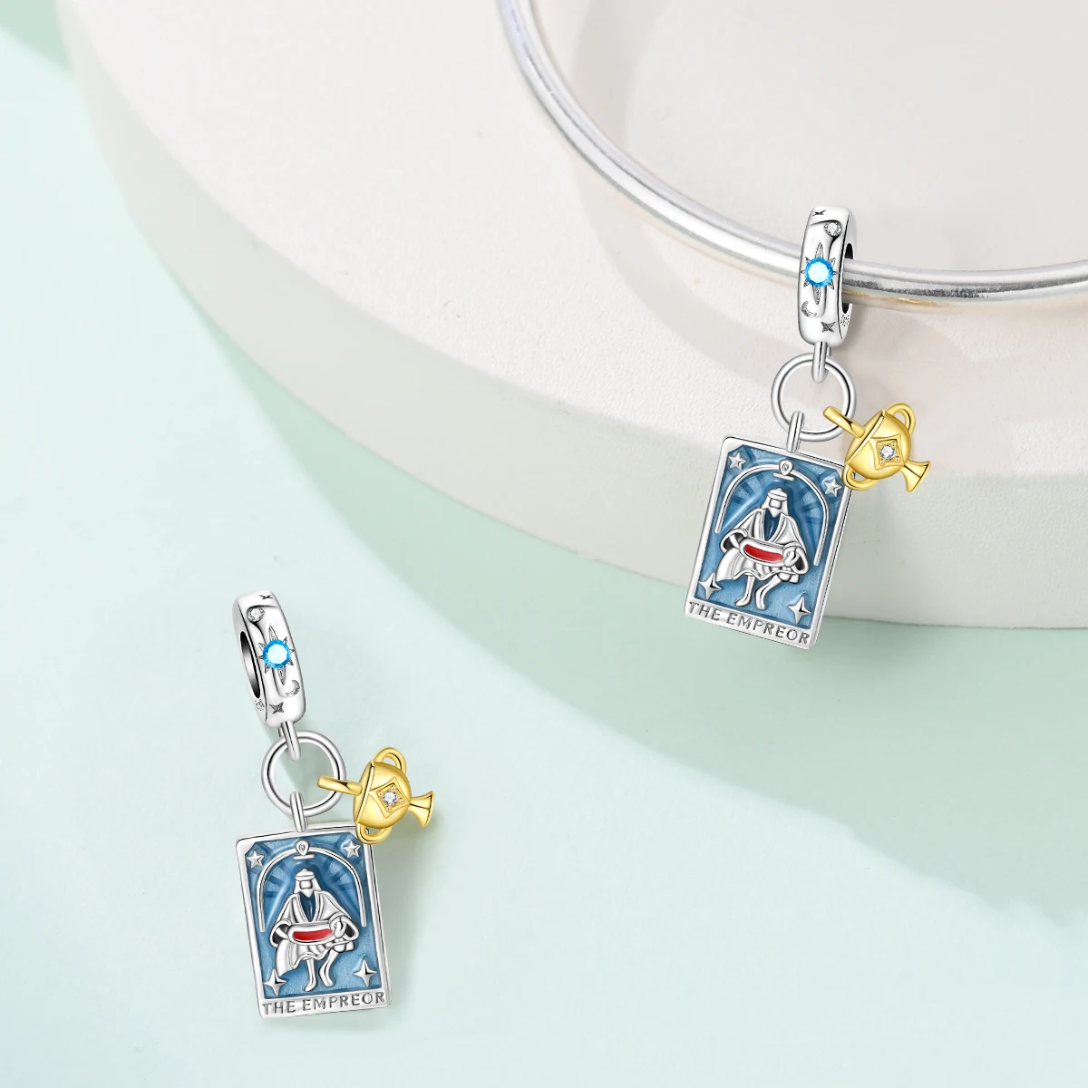 سحر الأصلي 925 فضة الإمبراطور الكأس المقدسة قلادة الخرز صالح سوار Diy غرامة هدية المرأة حساسة مجوهرات الإكسسوار