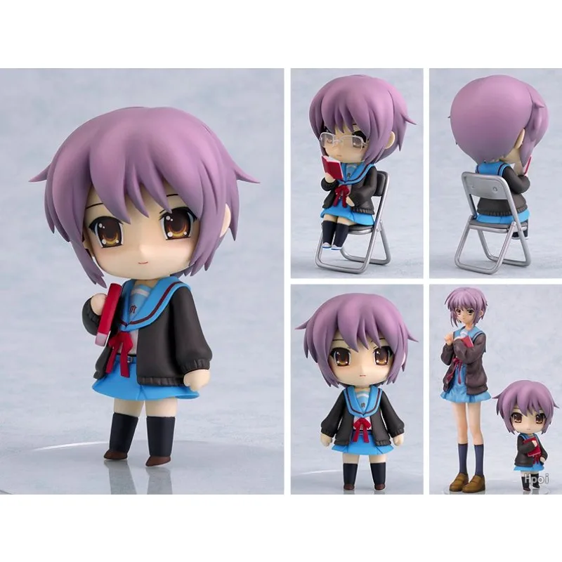 GSC 정품 넨도로이드 시리즈 스즈미야 하루히의 우유츠(2009) 010 나가토 유키 완성형 가동 피규어