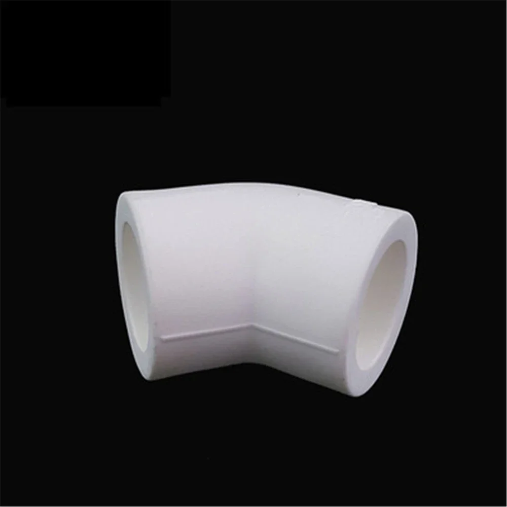 부티크 PPR 커넥터 수도관 피팅, PPR45 도 엘보, 20, 25, 32, 4 포인트, 6 포인트, 1 인치