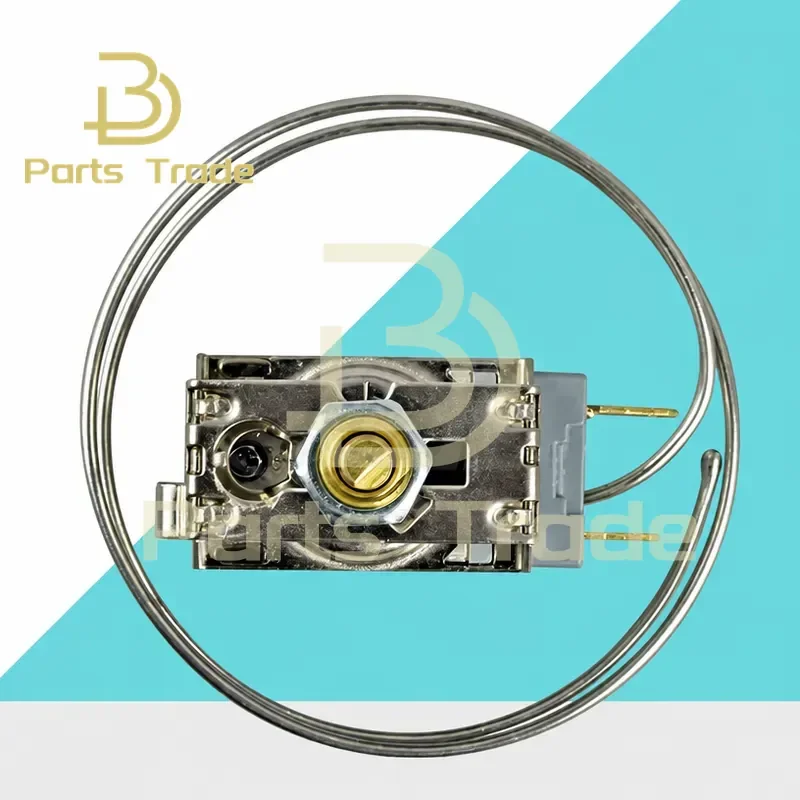 for WPFE27K-L 2Pin Refrigerator Thermostat Household Metal Temperature Controller Accessories