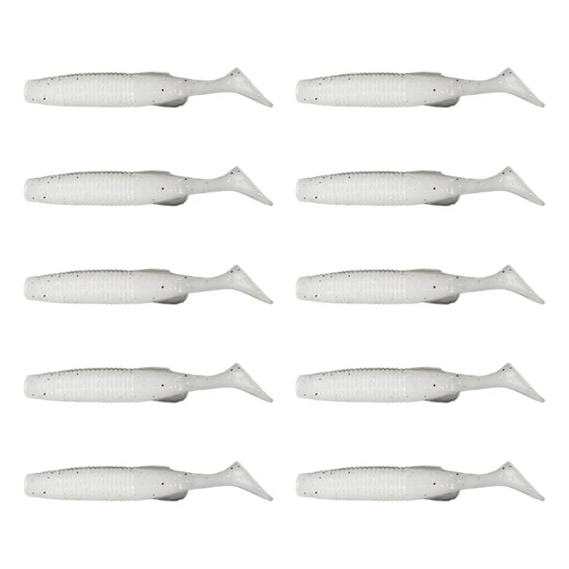

10Pcs Soft Swimbait Worm Baits Competitive T Tail Soft Baits Fishing Lures