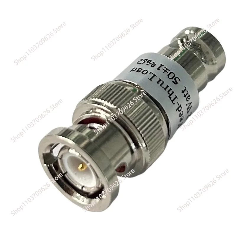 50 Ohm Impedance Matcher for BNC Through Load Oscilloscope