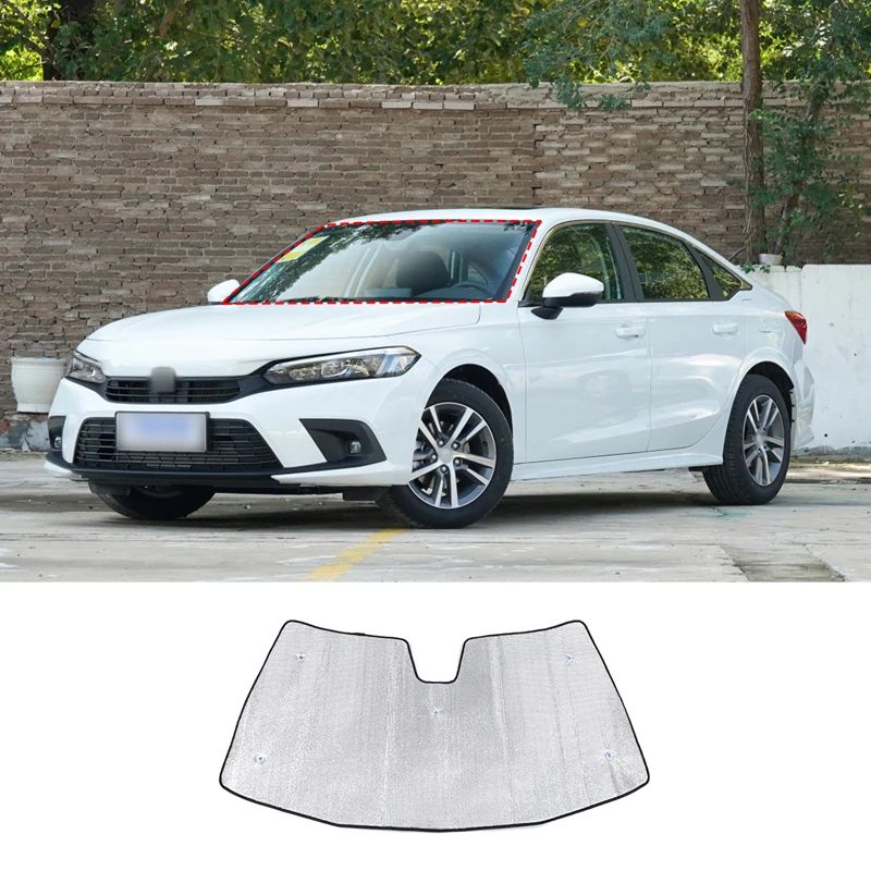 

Car Sun Visor Windshield sunshade Auto Front Window Sun Shade Windshield Visor For Honda 10th 11th generation civic Accessories