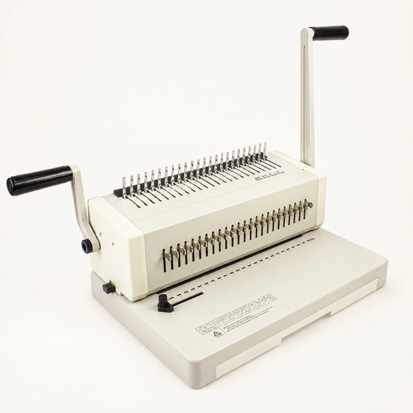 C25A Comb Binding Machine 25-Sheet Capacity Manual Comb Binding Machine Professional Results Time-Saving for Office Workers