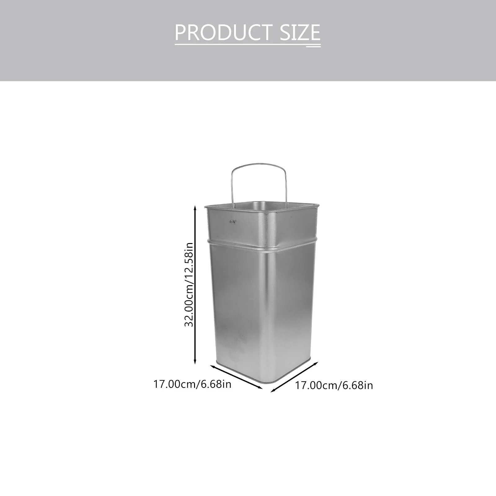 Barbed Wire Metal Lidless Trash Can Purple Large Garbage Container Galvanized Outdoor Bucket Iron