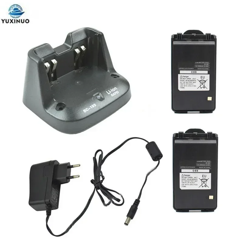 BP-265 BP265 2200mAh Li-ion Battery + BC-193 BC193 AC Charger for ICOM IC-V80 V80E U80E S70 F3001 F3003 F3101D F4002 T70E Radio