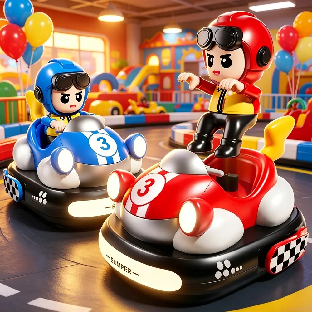 Fun Remote Controlled Kart Racing Car Toy Two Player Racing with Drifting Feature Birthday or Holiday Gift