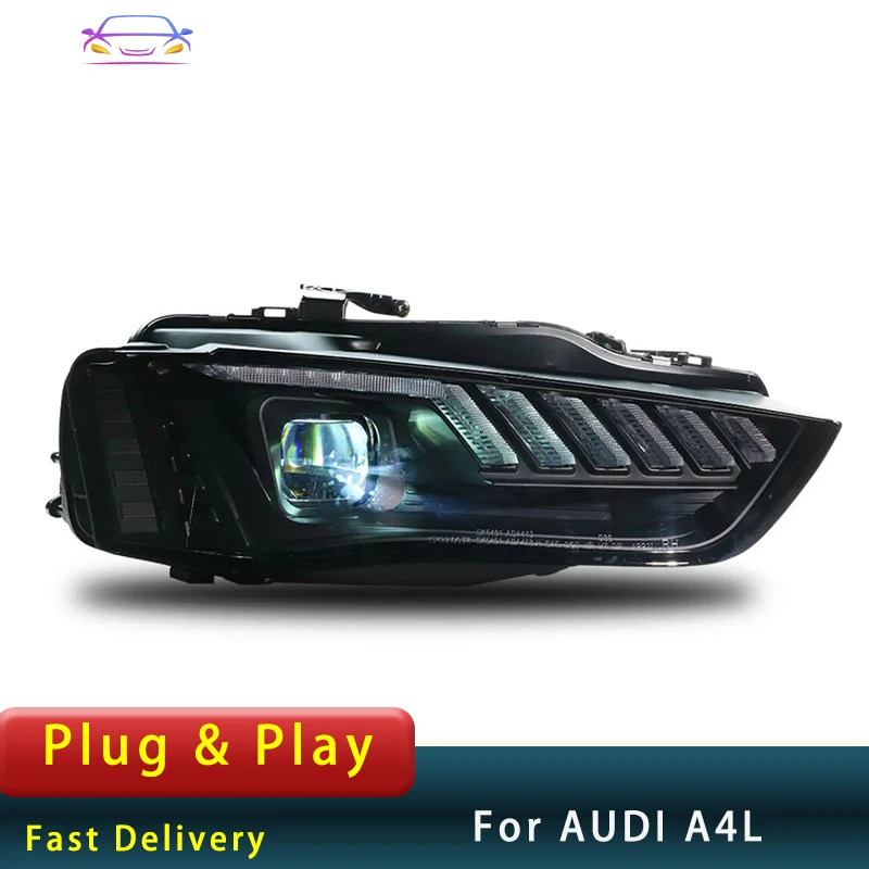 Reflektor samochodowy do Audi A4 A4L 2013-2016 S4 B8.5 Reflektor LED Modernizacja nowej konstrukcji DRL Dynamiczna lampa sygnalizacyjna Zespół