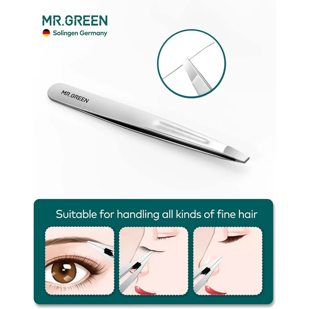 Nail Clippers, Upgraded Anti-Splash Fingernail & Toenail Clippers Set with Nail File and Tweezers, Professional Practical Manic